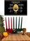 Colors of Africa Kwanzaa Kinara Candle Set with Kwanzaa Poster, Kwanzaa Set, Kinara,Wood Kinara, 7 Candles, Unity Cup, Bamboo Mat, Kwanzaa Celebration Decoration, African American Holiday Artwork
